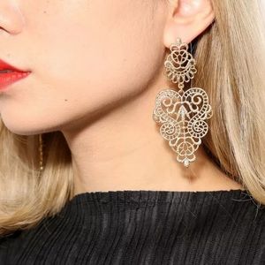 Gold Statement Earrings